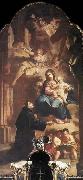 Kracker, Johann Lucas Appearance of the Virgin to St Anthony painting